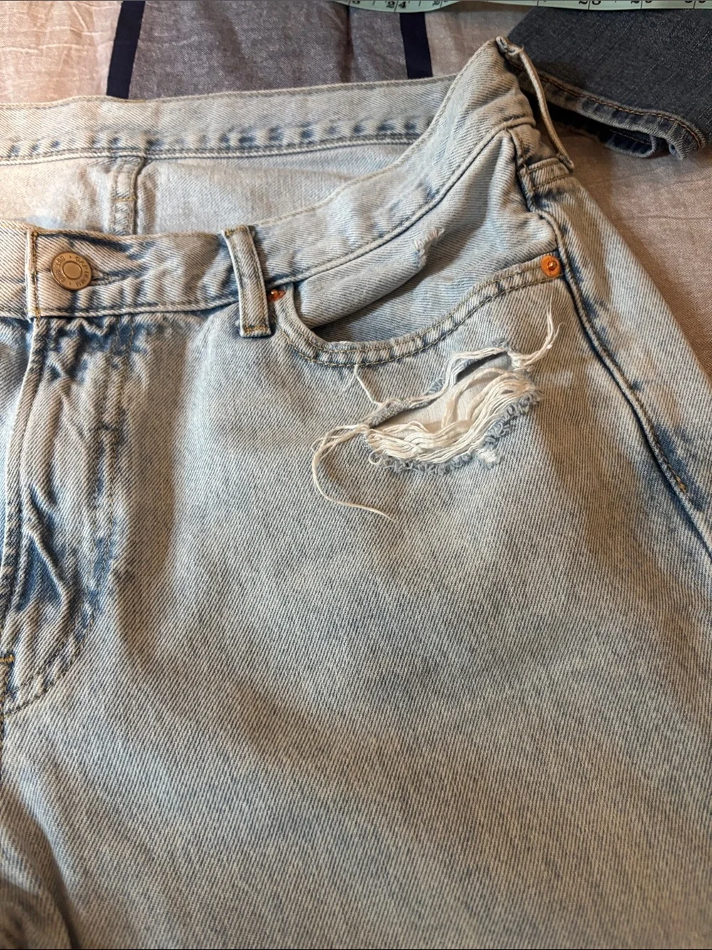 GAP Light Blue Boy Jean Mid Rise Denim